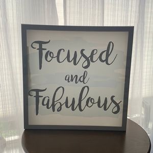 Focused and fabulous canvas print